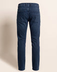 MICHELANGELO NAVY USED R-ELAX JEANS - BLUE – BLUE - Ghost Back