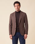 FRADI SLD Single-Breasted Jacket – BROWN - Hero Front