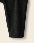 FRADI SLJ Jogger2 Trousers – BLACK - Fabric Hem Detail