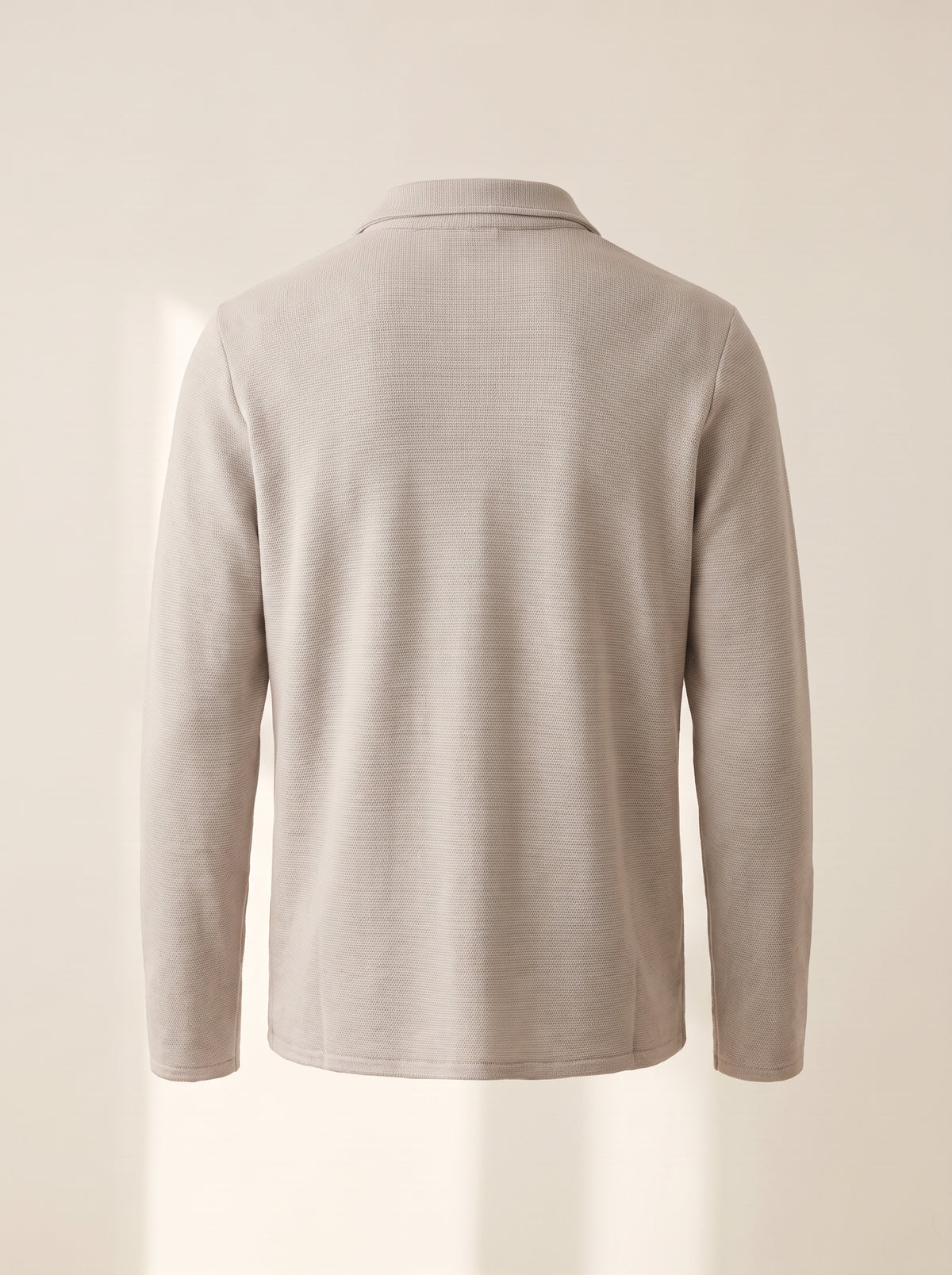 Gran Sasso Milano-Rib Shirt Jacket — Slate - SLATE - Ghost Mannequin Back