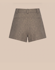 Dionne Tweed Short – MOTA/LIGHT GOLD - Ghost Mannequin Back