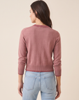 Extrafine Merino Plaited Cropped Crew – ROSA - Hero Back
