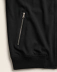 FRADI Barry Zip Bomber – BLACK - Pocket Rib Detail