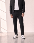 COMO TAPERED DRAWSTRING PANTS - LES DEUX – BLACK - Hero Front