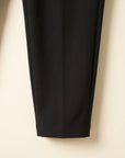FRADI ST JoggerC Trousers – BLACK - Fabric Hem Detail