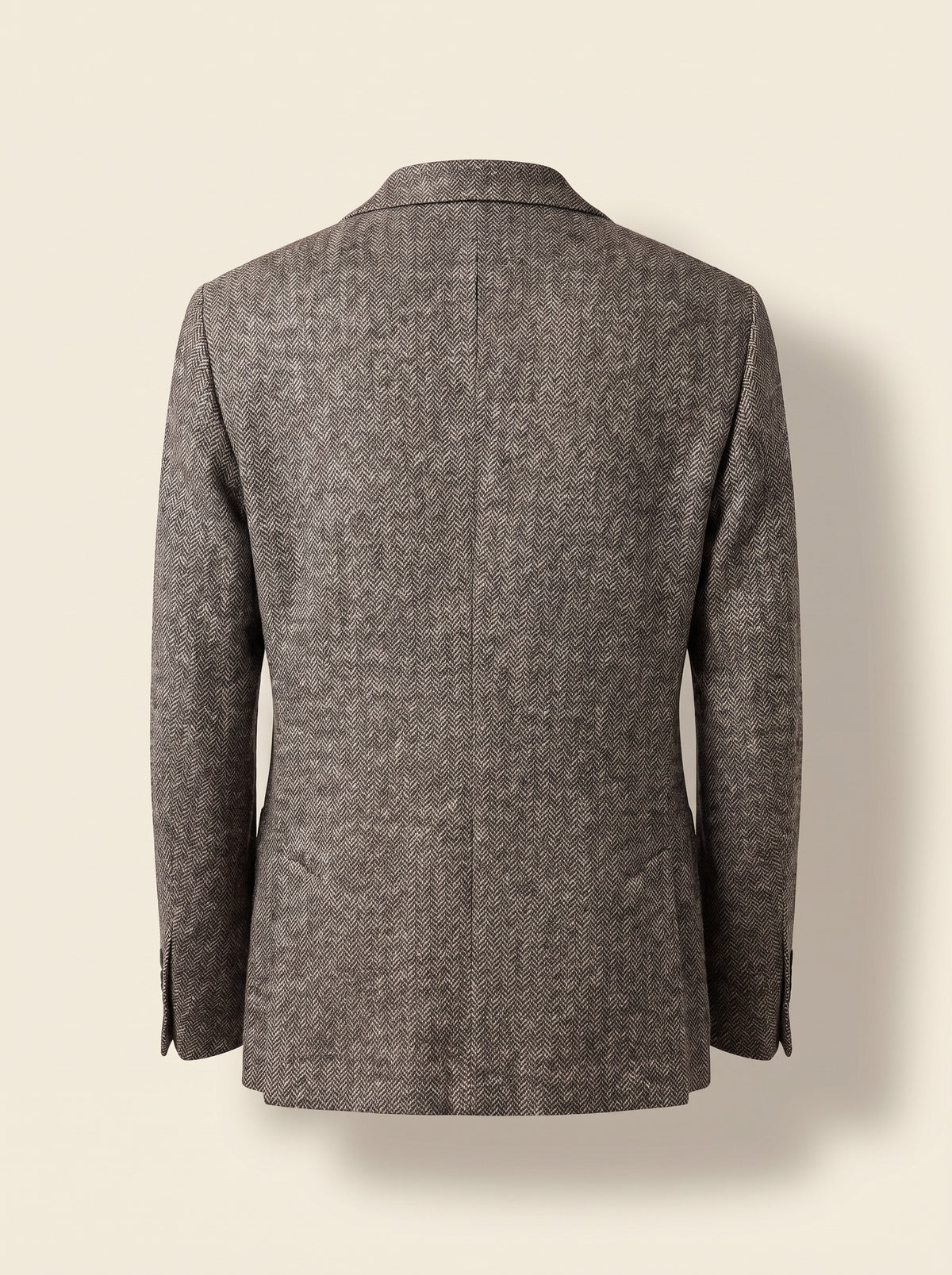 Star Easy Herringbone Blazer – SAND – GREY BROWN - Ghost Back