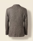 Star Easy Herringbone Blazer – SAND – GREY BROWN - Ghost Back