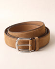 Paolo Vitale Calf Leather Belt — Tan – TAN - Coiled Hero