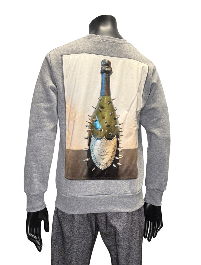 ALCANTERA PRINTED CREWNECK - BASTILLE