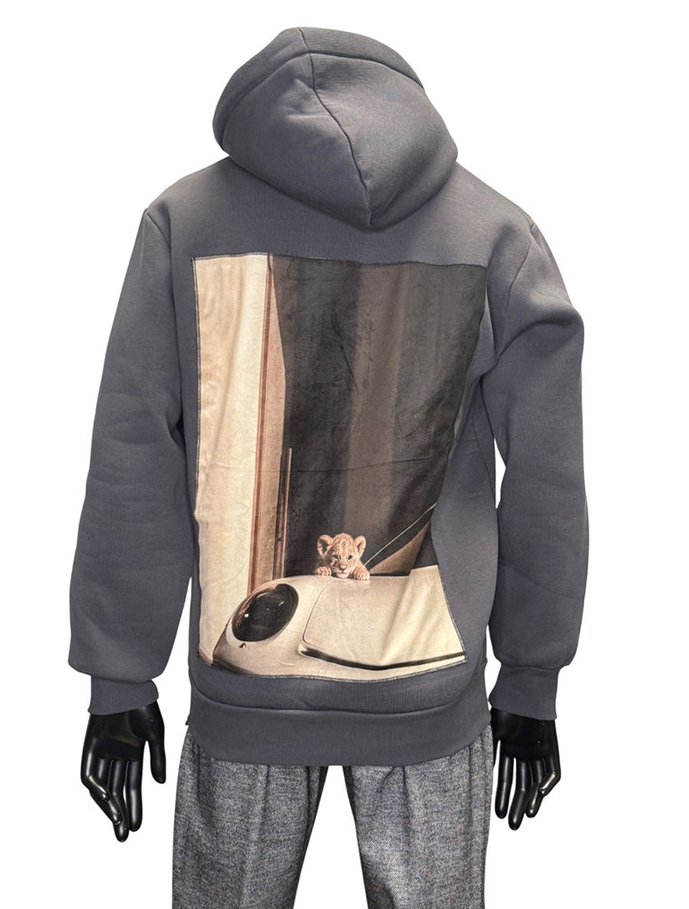 ALCANTERA PRINTED HOODIE - BASTILLE