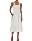 Alessia Smocked Drop Waist Dress - PISTOLA
