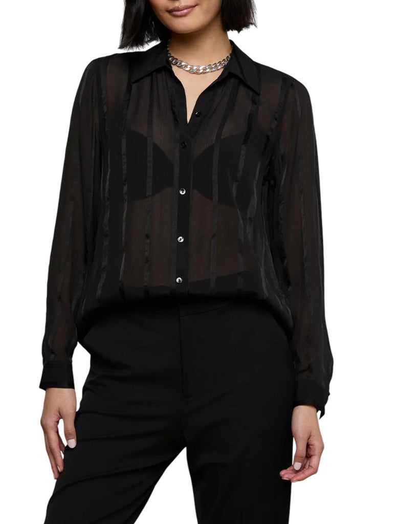 Argo Button Up Blouse - L'AGENCE