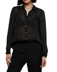 Argo Button Up Blouse - L'AGENCE