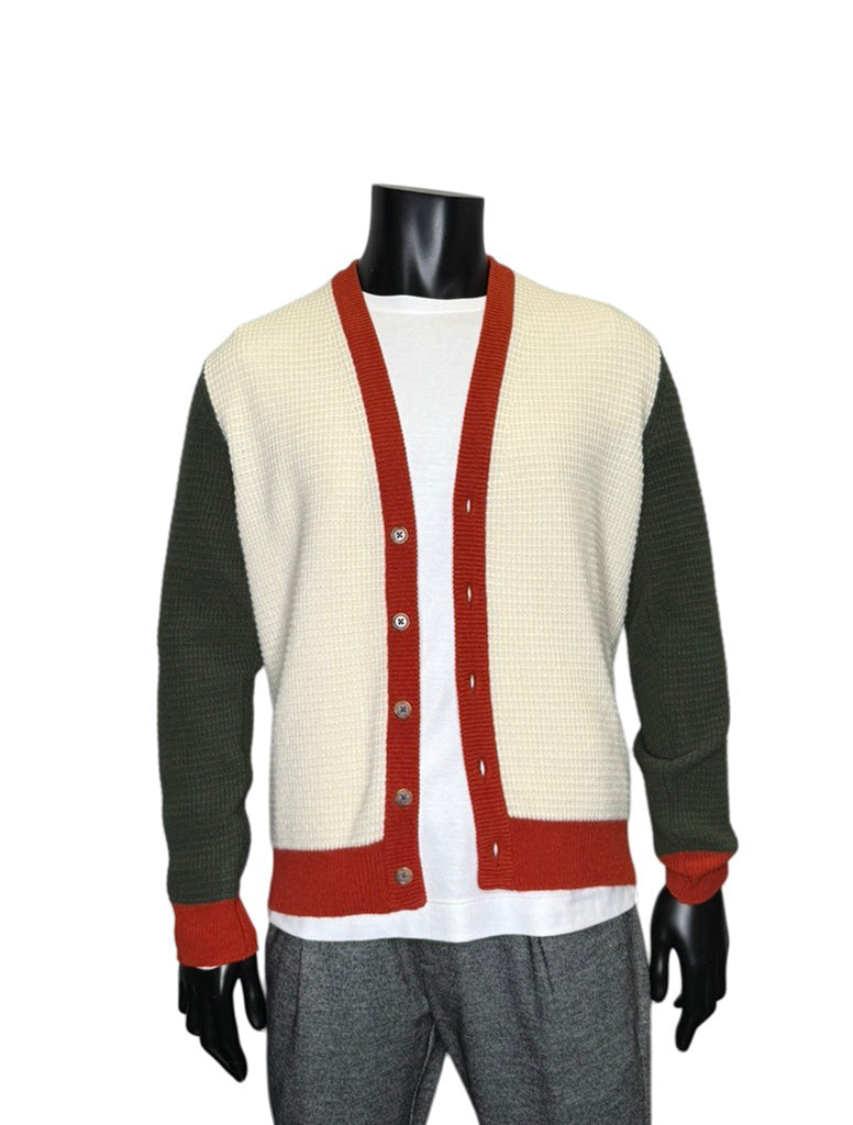 ASCOT TRI COLORE CARDIGAN - GALLIA