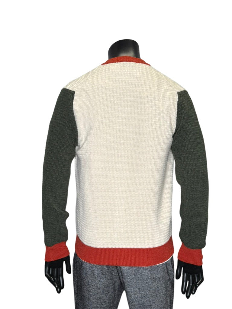 ASCOT TRI COLORE CARDIGAN - GALLIA