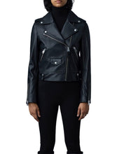 Load image into Gallery viewer, Baya Leather Jacket - MACKAGE
