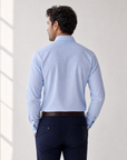 SAND Performance Pin Stripe Shirt – BLUE - Hero Back