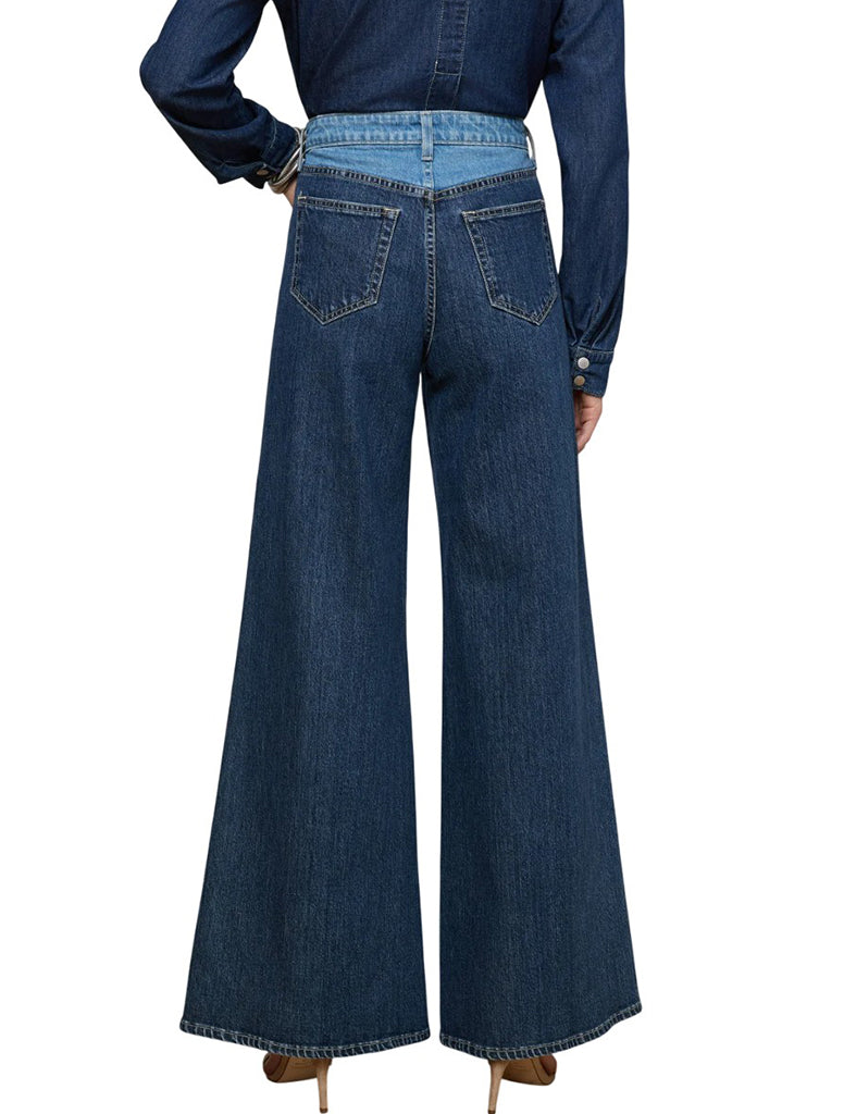 Beau Wide Leg Contrast - L'AGENCE