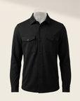 FRADI SLJ Overshirt – BLACK - Ghost Front