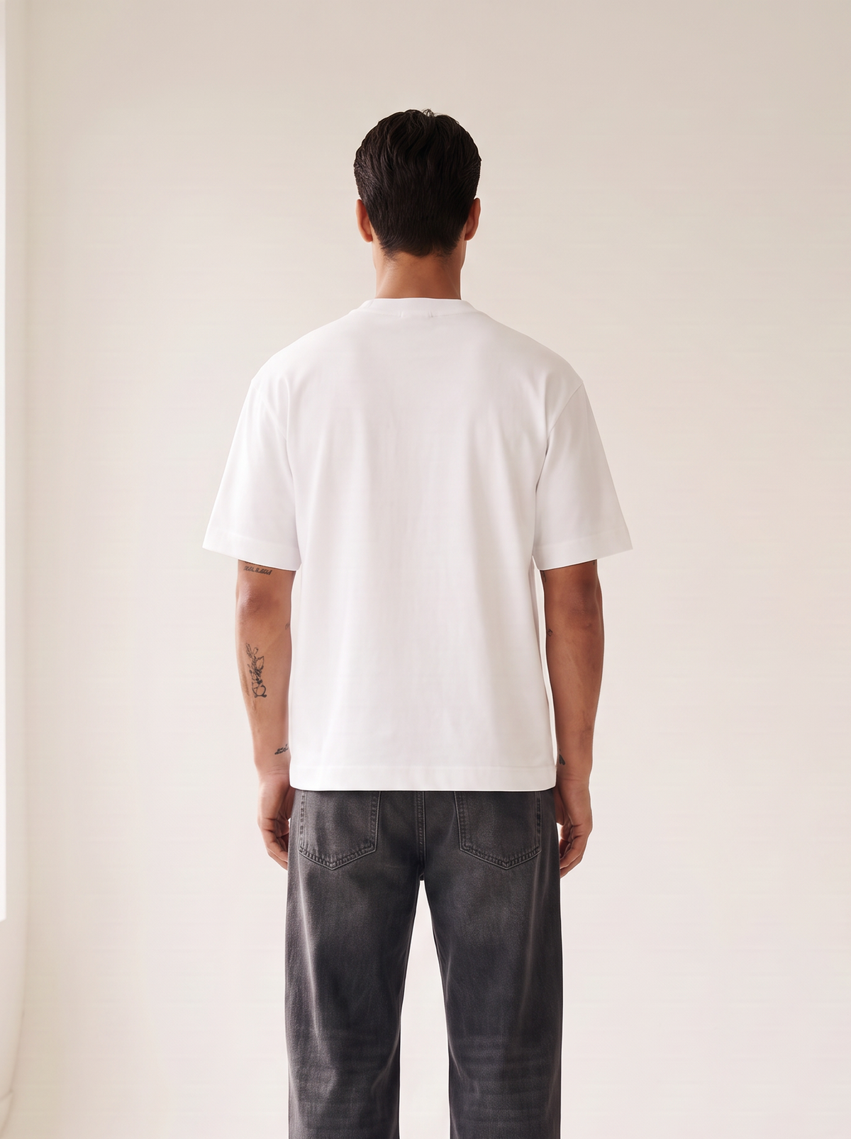 HEAVYWEIGHT T-SHIRT - LES DEUX – WHITE - Hero Back