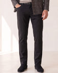 MICHELANGELO WATER WASH 5 POCKET - BLACK – BLACK - Hero Front
