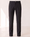 MICHELANGELO WATER WASH 5 POCKET - BLACK – BLACK - Ghost Front