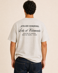ART VETEMENTS T-SHIRT - DOM REBEL – GREY - Hero Back