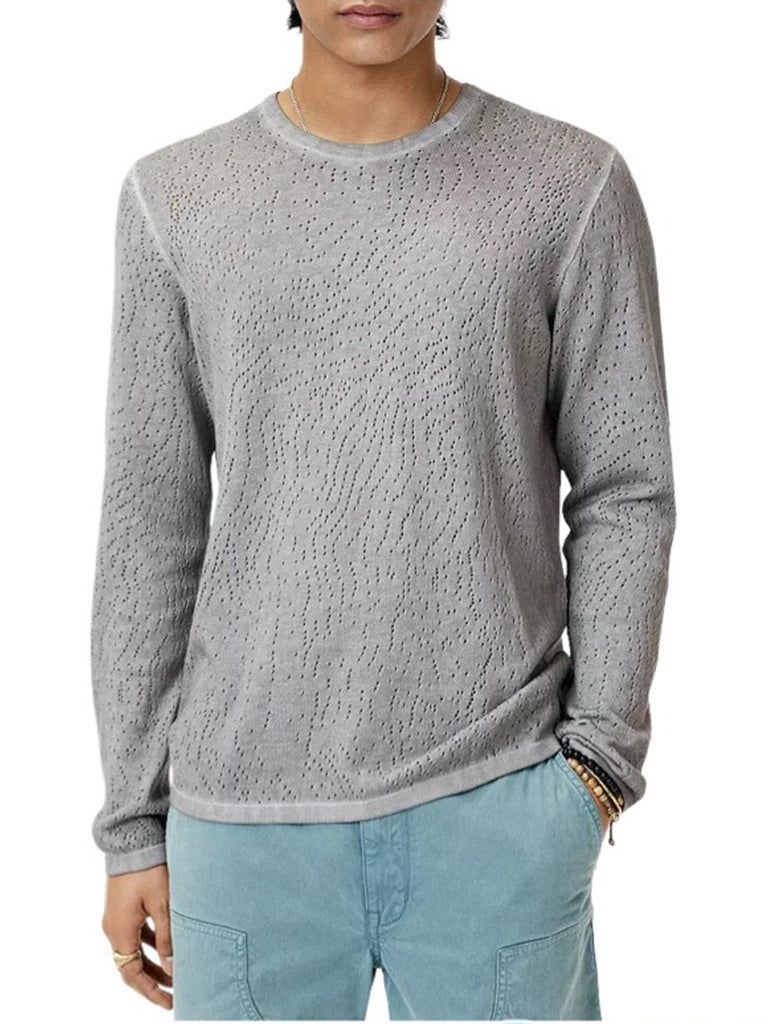 CAMDEN COLD DYE CREWNECK - JOHN VARVATOS