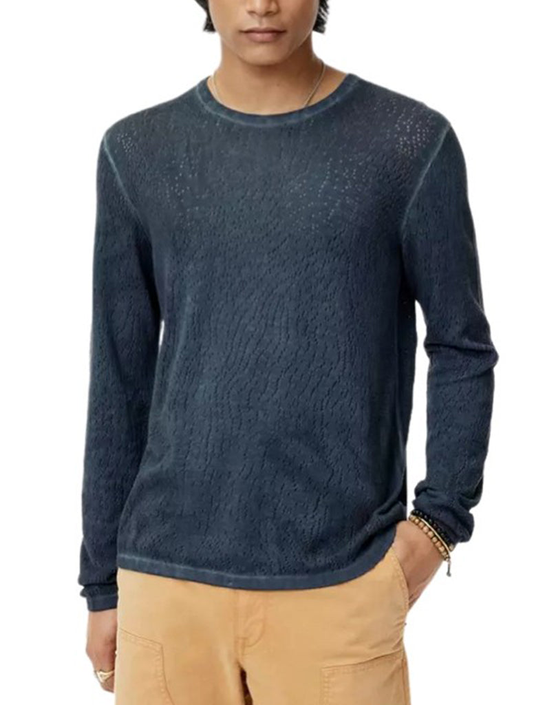 CAMDEN COLD DYE CREWNECK - JOHN VARVATOS