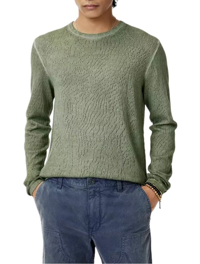 CAMDEN COLD DYE CREWNECK - JOHN VARVATOS