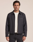 BACKSTAGE WOOL JACKET - DOM REBEL – BLACK - Hero Front