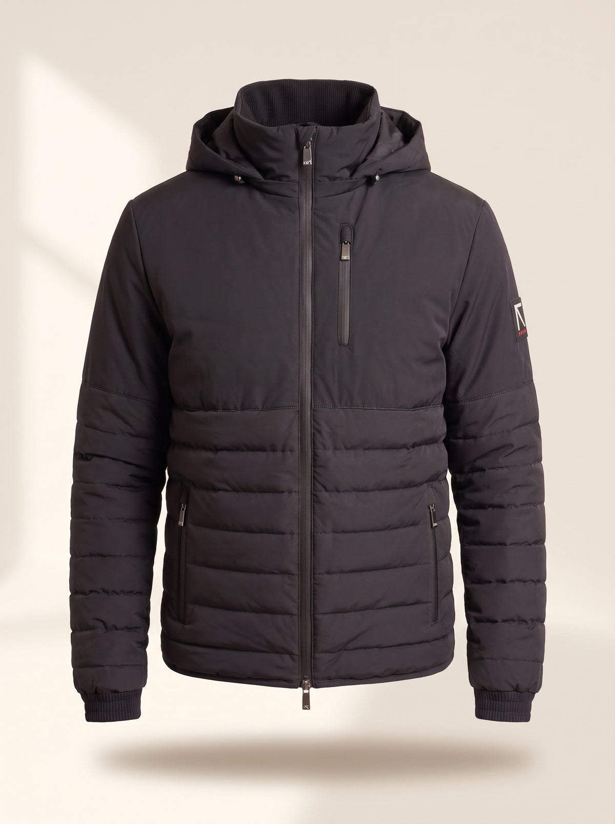 ROVOR Redding Four-Way Stretch Hooded Jacket – BLACK - Ghost Front