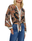 Charlize Bell Sleeve Blouse - L’AGENCE