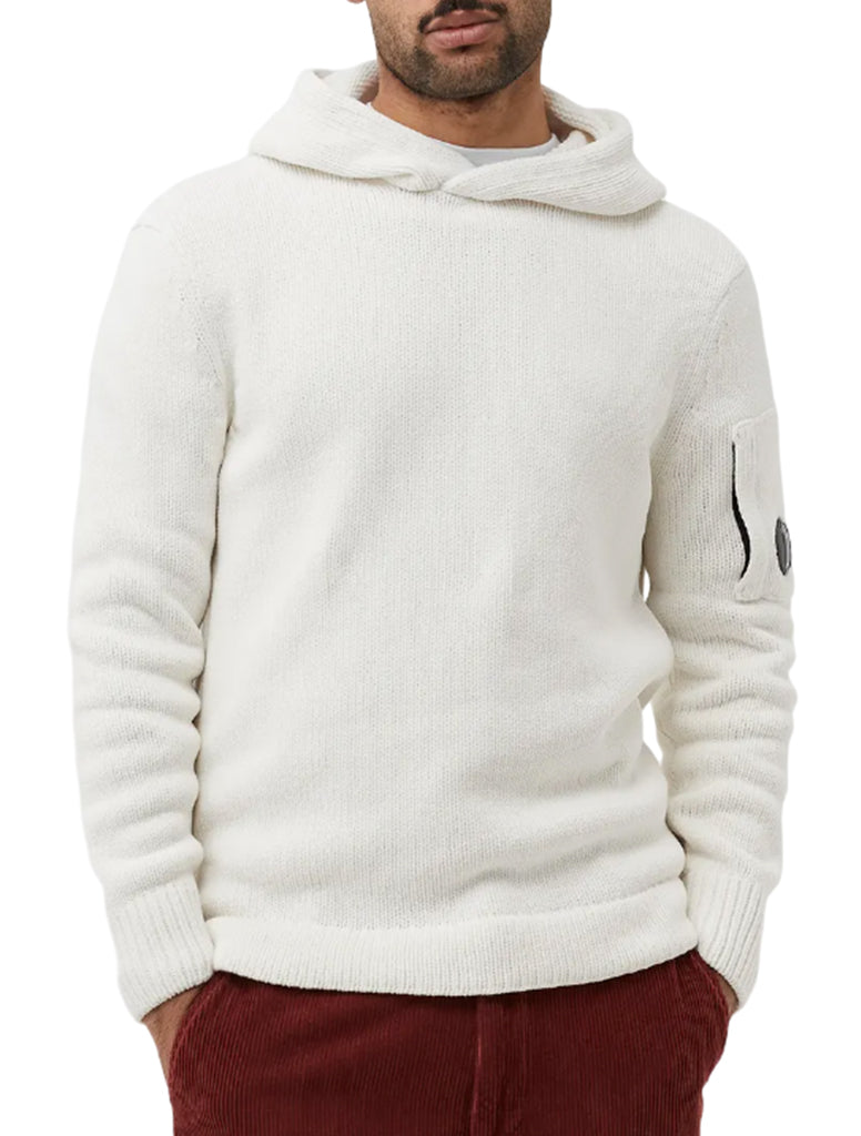 CHENILLE COTTON HOODIE - CP COMPANY