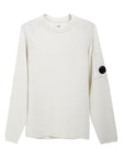 CHENILLE TEXTURED COTTON CREWNECK - CP COMPANY