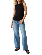 Load image into Gallery viewer, Coco Ruched Boat Neck Top - Michael Stars
