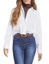 Load image into Gallery viewer, Cosette Crop Hi Low Shirt - L’AGENCE
