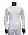 COTTON DROPSTITCH CREWNECK - GRAN SASSO