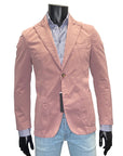 COTTON/SILK PEAK LAPPEL SOFT JACKET - DEBONAIR