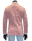 COTTON/SILK PEAK LAPPEL SOFT JACKET - DEBONAIR