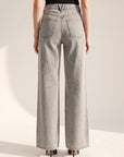 Kasey Mid-Rise Wide-Leg Jean — Backroad Grey – BACKROAD GREY - Hero Back