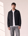 MARSEILLE HYBRID JACKET - LES DEUX – BLACK - Hero Front