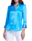 Danie 3/4 Sleeve Blouse - L’AGENCE