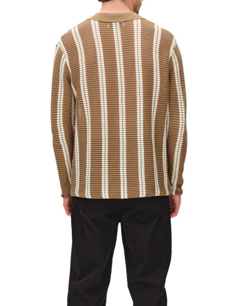 DEZZ KNIT STRIPE SHIRT - GABBA