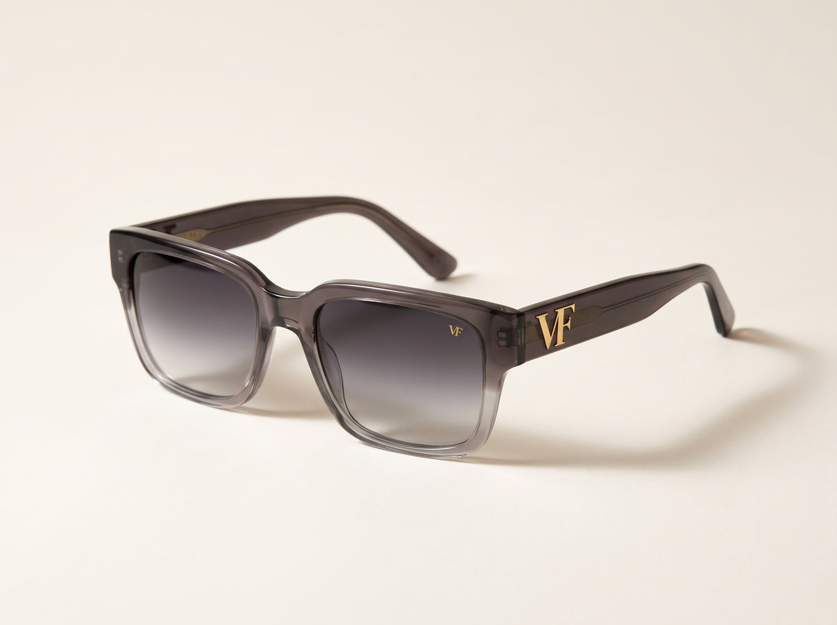 Vintage Frames VF Heir Grey Gradient Acetate – Black Gradient – GREY GRADIENT / BLACK GRADIENT - Three-quarter