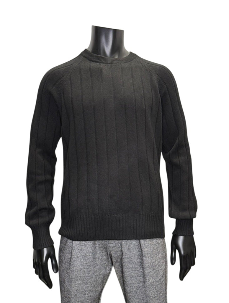 DROPSTITCH RAGLAN CREWNECK - GRAN SASSO