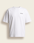 SIGNATURE T-SHIRT - LES DEUX – WHITE/BLACK - Ghost Front
