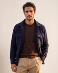 RAINWOOL CREWNECK – CHOCOLATE - Hero Front