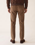 Brandon Corduroy Trousers – SAND – DARK BROWN - Hero Back