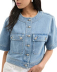 Elias Short Sleeve Jacket - VERONICA BEARD